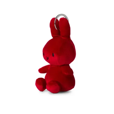 Obrázok produktu pre Miffy zamat kľúčenka jahodová červená