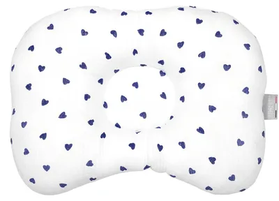 Produktbild von Ergonomisches Babykopfkissen Lovio - 30 cm x 25 cm - Blau | by SEVIRA KIDS