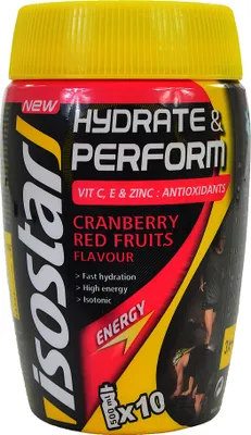 Produktbild von Isostar Hydrate & Perform, Sportgetränk, Instant-Getränk, Puder, 1 Stück(e), Cranberry, Isotonisch