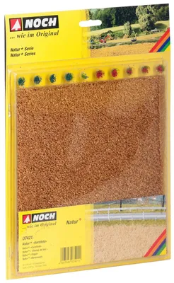 Kornfeldmatte 22x20cm mit Grasbüscheln, 10 Stück