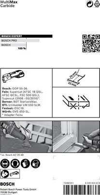 Produktbild von EXPERT MultiMax MAII 32 APIT Tauchsägeblatt für Multifunktionswerkzeuge, 32 mm