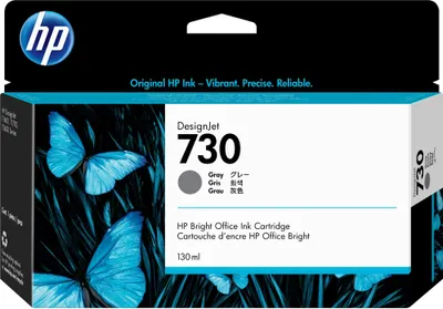 Produktbild von HP 730 Grau DesignJet Tintenpatrone