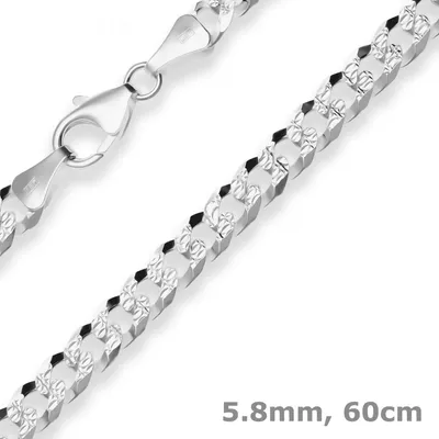 5-8mm-Panzerkette-aus-925-Silber-60cm