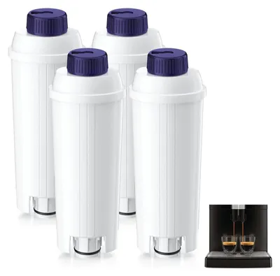 Productafbeelding van Waterfilter vervanging voor De'Longhi DLSC002 volautomatische koffiemachines, 4 stuks