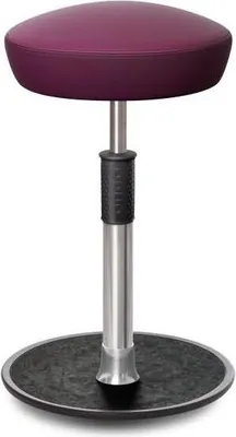 Produktbild von Sitz- Stehhocker Free Tall Hutsitz skai Nature Base Lila chrom /schwarz.