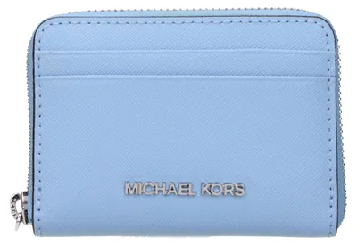 Produktbild von Michael Kors Kartenetui aus Leder in Hellblau 35H8STVZ5LLTSKY