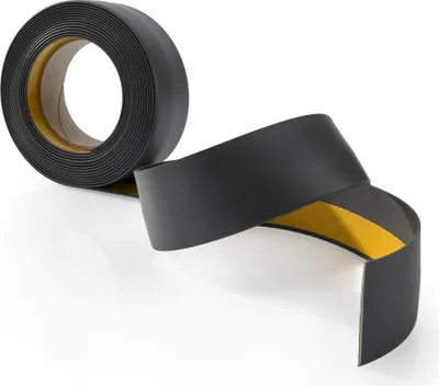 Produktbild von QUEST Abdeckleiste Selbstklebend 30x30mm, 5m, PVC Flachleiste für Innenbereich, Flexibel, Flach, UV-beständig, graphit