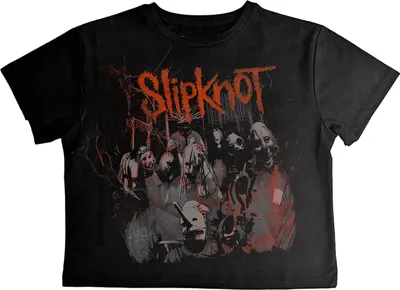 Image de Slipknot - "Ouija Belt" Débardeur court pour femme RO12820 (M) (Noir)