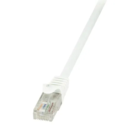 Produktbild von Logilink Patchkabel Cat.6 U/UTP EconLine, Weiß 1,5 (CP2041U)