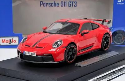 Produktbild von Porsche 911 GT3 (992) 2022 - Rot Maisto 1:18