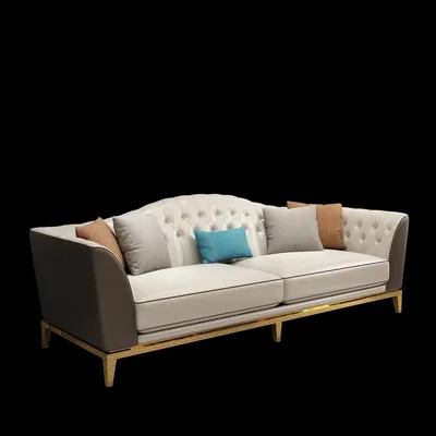 Immagine prodotto di Chesterfield in acciaio inox divano sedile in pelle soggiorno tappezzeria divano 3+2 set