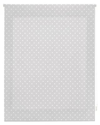 Stoffrollo 130x180 cm Grau halbtransparent manuell