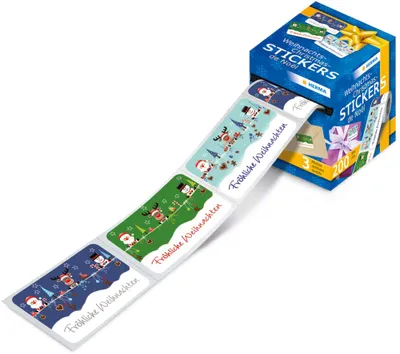 Produktbild von HERMA  Weihnachtssticker Nikolaus & Freunde, 200 Sticker auf Rolle; 15139