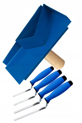 Produktbild von Klinker Fugen Set 2K-Griff Vertikal Horizontal Fugwerkzeug 4x Fugeisen 6-12mm