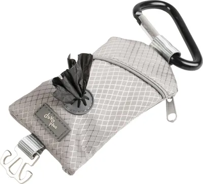 Image de Duvoplus Distributeur de sacs à déjections canines Polyester - gris