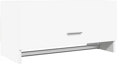 Imagen del producto de Armario blanco de 70x32,5x35 cm, fabricado en material de madera