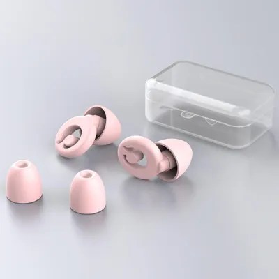Produktbild von INF Wasserdichte Lärmreduzierungs-Ohrstöpsel zum Schlafen und Schwimmen Rosa
