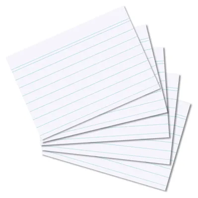 Immagine prodotto di Schede Herlitz A8 foderate di bianco (100 pezzi)