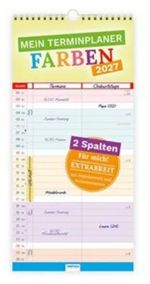 Produktbild von TRÖTSCH - Mein Terminplaner Farben 2027