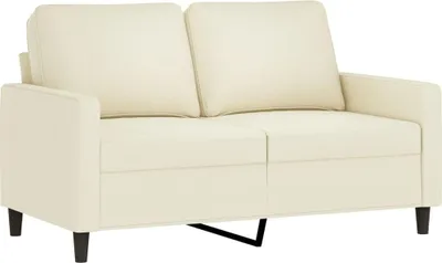 Produktbild von vidaXL 2-Sitzer-Sofa Creme 120 cm Samt
