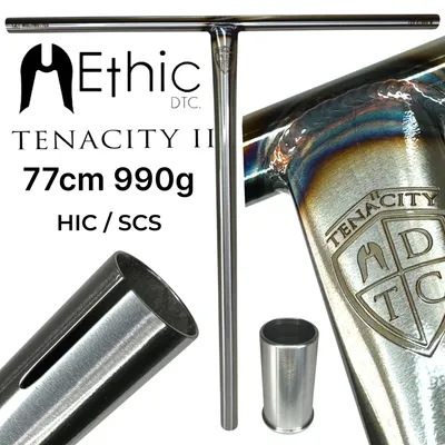 Produktbild von Ethic DTC Tenacity V2 Stunt Scooter Bar HIC/SCS Raw 77cm