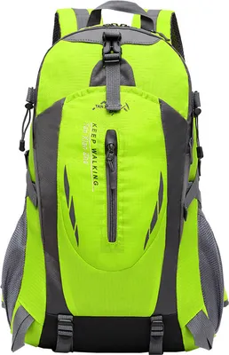 Obrázek produktu pro Batoh AIORBER, vhodný pro muže i ženy, univerzální, velká kapacita, pohodlný a odolný, pro outdoorovou turistiku, světle zelený