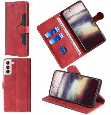 Immagine prodotto di Per Samsung Galaxy S21 FE Design Custodia del telefono cellulare Rosso Custodia protezione  Cover