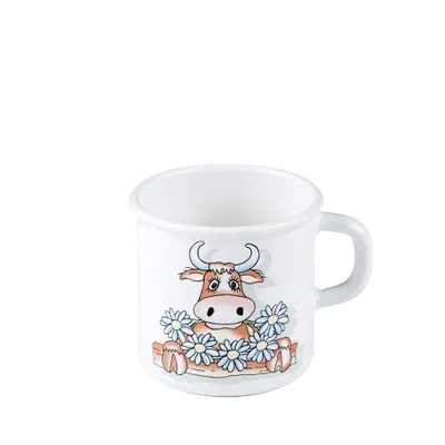 Produktbild von Riess Topf mit Bördel Emaille  8cm,3/8 Liter
