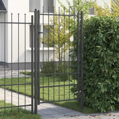 Immagine prodotto di Cancello per recinzione HORST 100 x 175 cm Metallo Nero