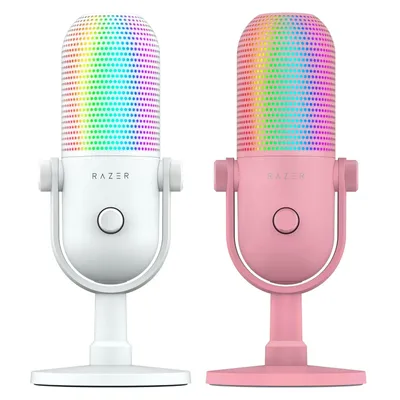 Produktbild von RAZER Seiren V3 Chroma Tischmikrofon, Weiß, Farbe:Weiß