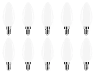 Produktbild von Modee E14 LED Filamentlampe 7W 806lm 2700K Warmweiß Mattiert 10 Stück