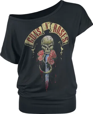 Produktbild von Guns N' Roses T-Shirt Damen Dripping Dagger schwarz L