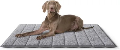 Produktbild von Knuffelwuff tragbare Reisematte Linea Travel aus Velours XXL 120 x 80cm