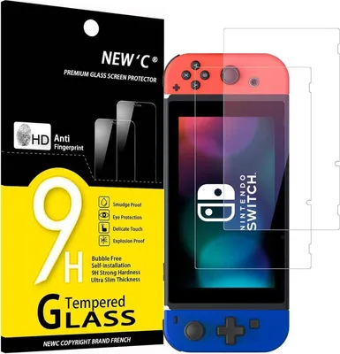 Image de Verre de protection blindé Nintendo Switch 2 pièces 9H dureté film de protection