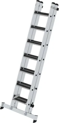 Produktbild von MUNK Stufen-Schiebeleiter mit nivello-Traverse 2-teilig clip-step R13 2x7 Stufen