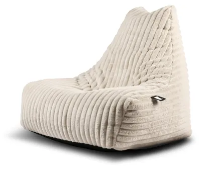 Imagen del producto de Relajación extrema - b-bag mighty-b cord - cojines para adultos - para uso interior - tejido suave y cómodo - Natural