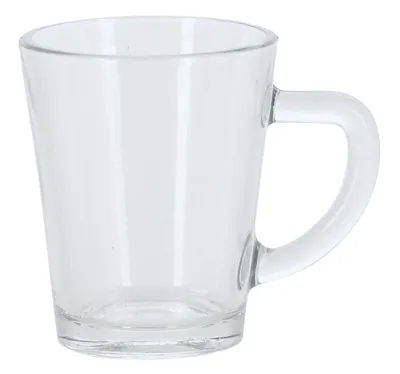 Imagen del producto de Sada de 6 tazas para espresso, Excellent Houseware, de vidrio, 5,5 x 6,5 cm, 70 ml, transparentes