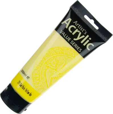Zdjęcie produktu dla Farba akrylowa Phoenix 200ml - 211 Cad Pale Yellow Hue - żółta