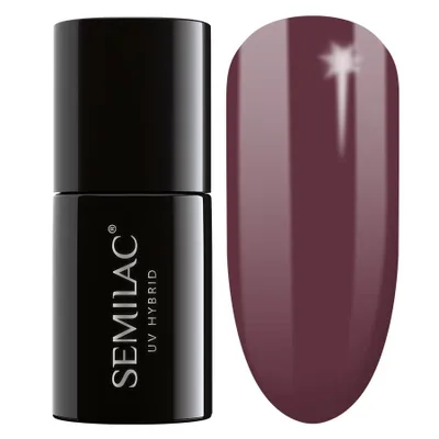 Zdjęcie produktu dla SEMILAC Lakier hybrydowy 030 Dark Chocolate - 7 ml