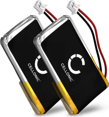 Produktbild von CELLONIC 2x Akku für Headset Kompatibel mit Plantronics CS520, CS351, CS55, 653580 - (240mAh, 3.7V)