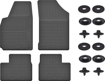 Produktbild von Gummimatten Mit Stoppern Für: Mitsubishi  Galant Viii  (1996-2007) Schwarz Set
