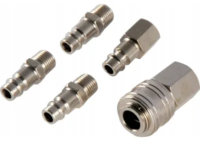 Produktbild von GEKO 5-teiliges pneumatisches Schnellkupplungsset, Typ 26 1/4" G01580