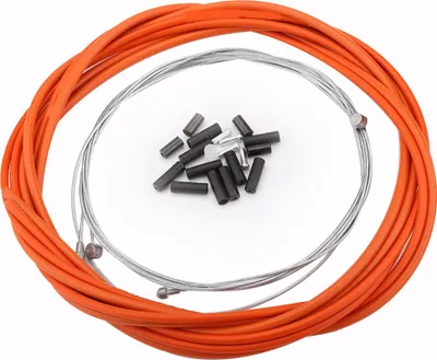 Produktbild von Bike vorderen Heckbremskabel -Bergfahrradverurteilung mit Gehäuse -Set (Orange)