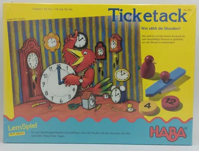 Produktbild von HABA 4567 Ticketack - Wer zählt die Stunden? Lernspiel ab 5 Jahren