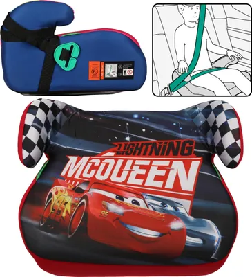 Produktbild von Cars 3 Disney – Kindersitz/Autositz mit Sicherheitsgurt, Sitzverkleinerung/Sitzerhöhung für Jungen, 22–36 kg (125–150 cm)