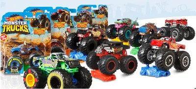 Imagen del producto de Camiones monstruo, marca Mattel, escala 1:64
