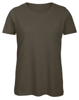 Imagen del producto de B&C Damen, camiseta favorita, algodón orgánico, modelo FK136 (talla M), color caqui