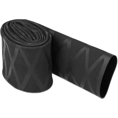 Produktbild von DeLOCK Schrumpfschlauch X-Muster rutschfest 1 m x 30 mm schwarz, Schrumpfschlauch, Schwarz, Polyolefin, 100 cm, 3 cm, 1 Stück(e)