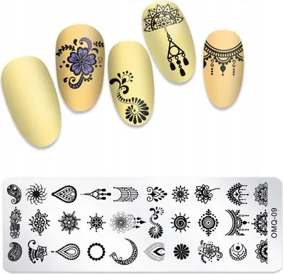 Produktbild von Stempelplatte für Nailart OMQ-09