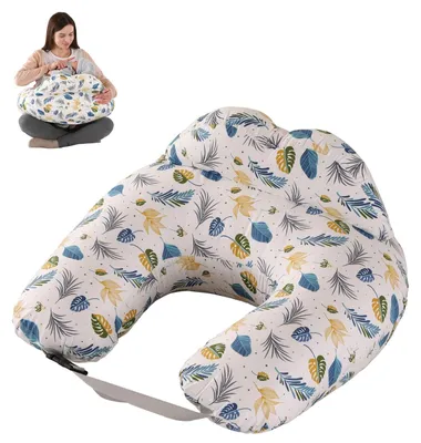 Immagine prodotto di Elzusha - Cuscino per l'allattamento ergonomico, realizzato in 100% cotone